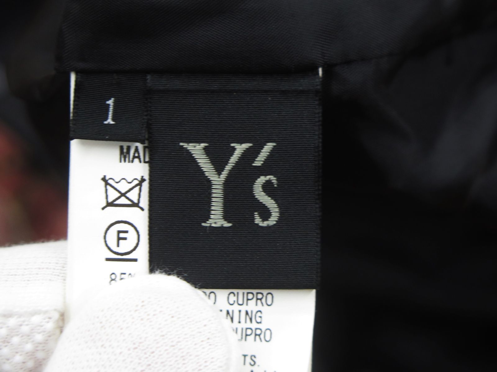 Y's ワイズ YD-P06-013 21SS SMOKE BLEACH CHECK サルエルパンツ　美品