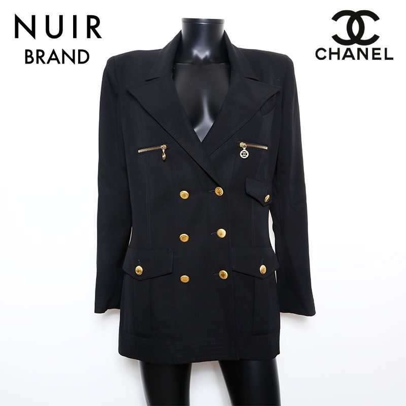CHANEL シャネル ジャケット Size38 ダブル ココマーク - メルカリ