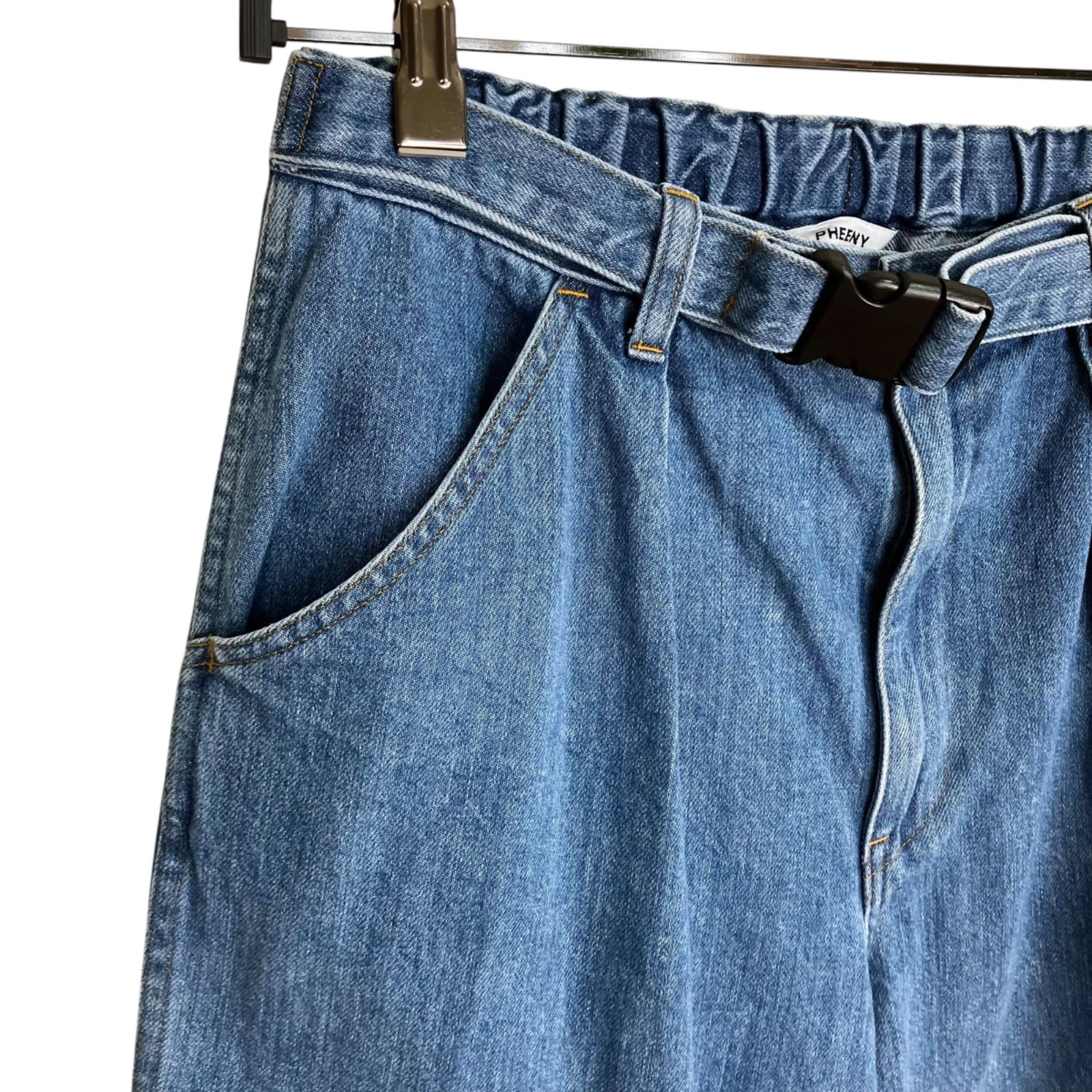 PHEENY 2025SS Vintage denim painter pants 2 ブルー 青 フィーニー ヴィンテージデニム ペインターパンツ PS25-PT06 DECORATOM_COM_BR