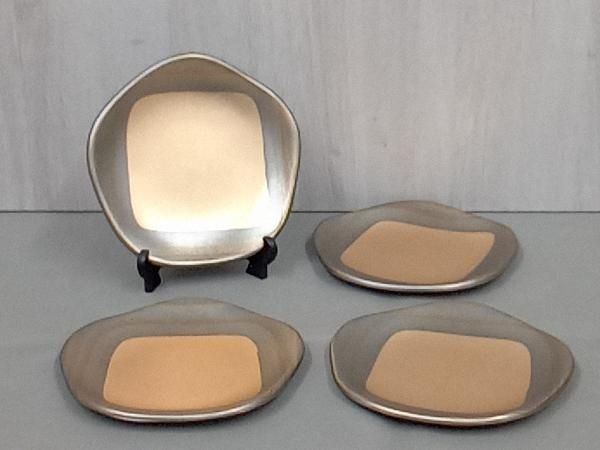 箔一 古代箔 梅型銘々皿 4枚セット - メルカリ