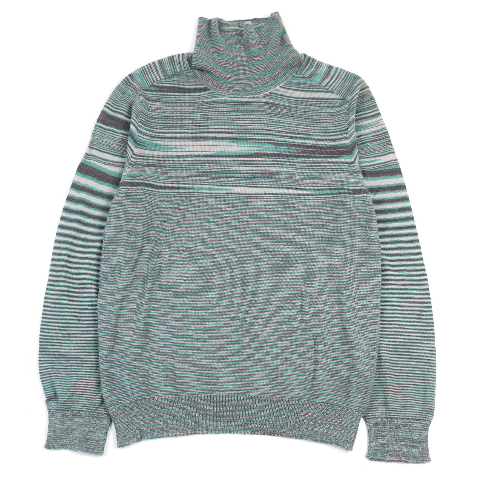 美品○Missoni ミッソーニ カシミヤ シルク ボーダー柄