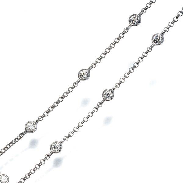 TASAKI タサキ ネックレス ダイヤ ダイヤモンド 0.43ct パール