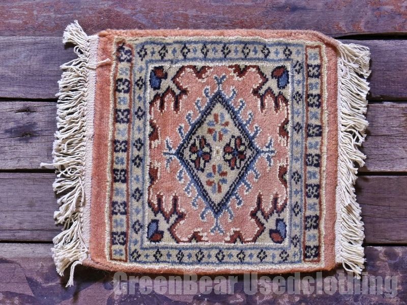 RAGZ210 ミニラグ トライバルラグ インテリアマット ウール絨毯