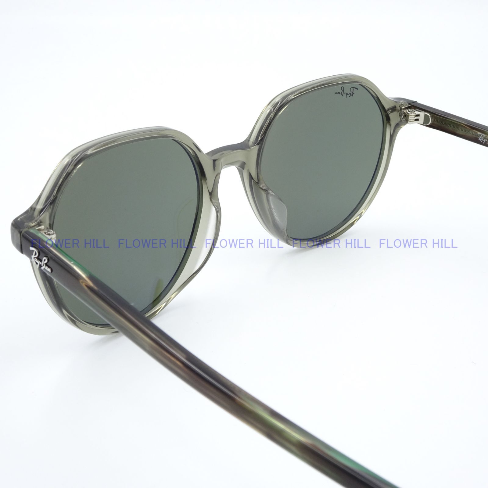 RAY-BAN レイバン サングラス ガラスレンズ RB2195F 6635/5C THALIA アジアンフィット TRANSPARENT GREEN  メンズ レディース