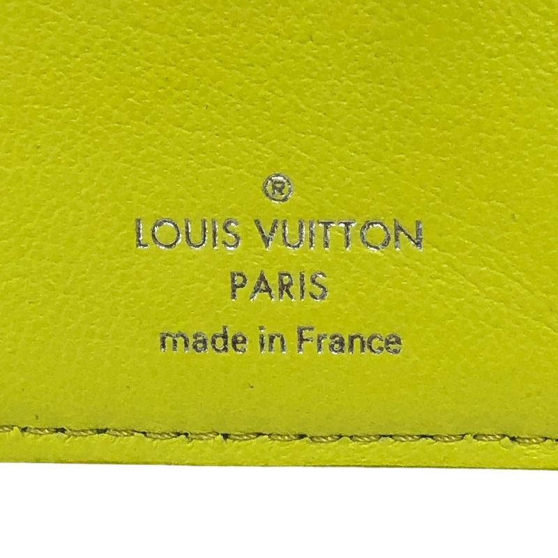【ネット限定】ルイ・ヴィトン LOUIS VUITTON ポルトフォイユ・ルー M82331 ヴェールアシッド ラムレザー レディース 二つ折り財布