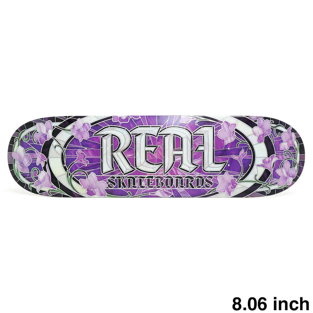 REAL DECK リアル デッキ TEAM CATHEDRAL OVAL PURPLE 8.06 TRUE