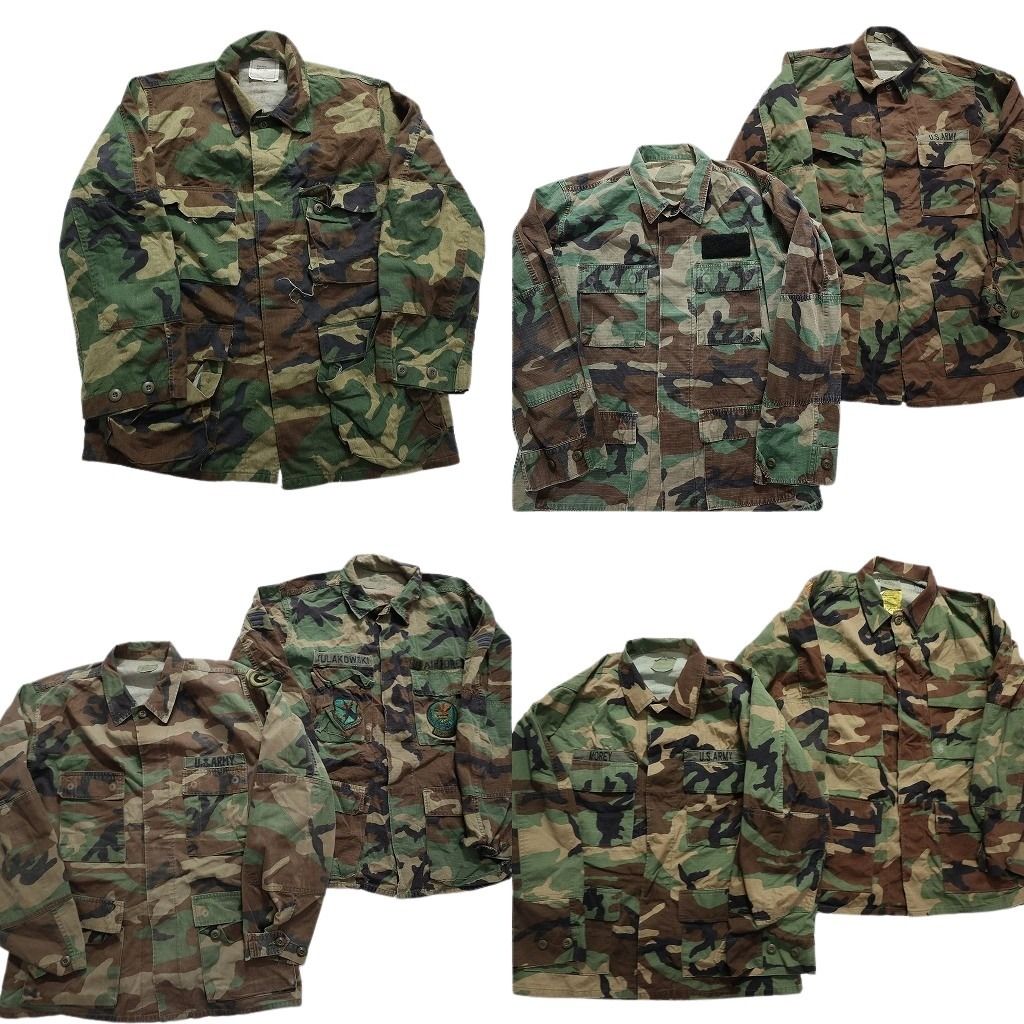 古着卸 まとめ売り 米軍実物 フィールドジャケット BDU ウッド