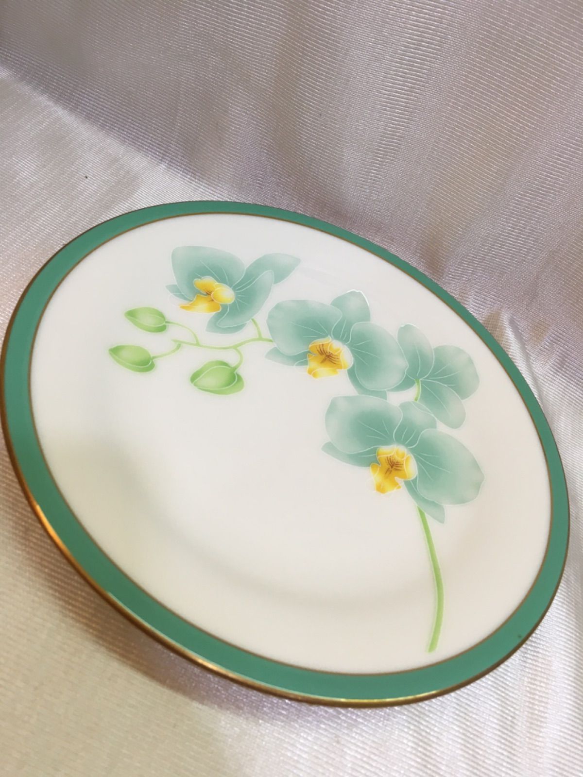 香蘭社 プレート 胡蝶蘭 5枚セット グリーン - メルカリ