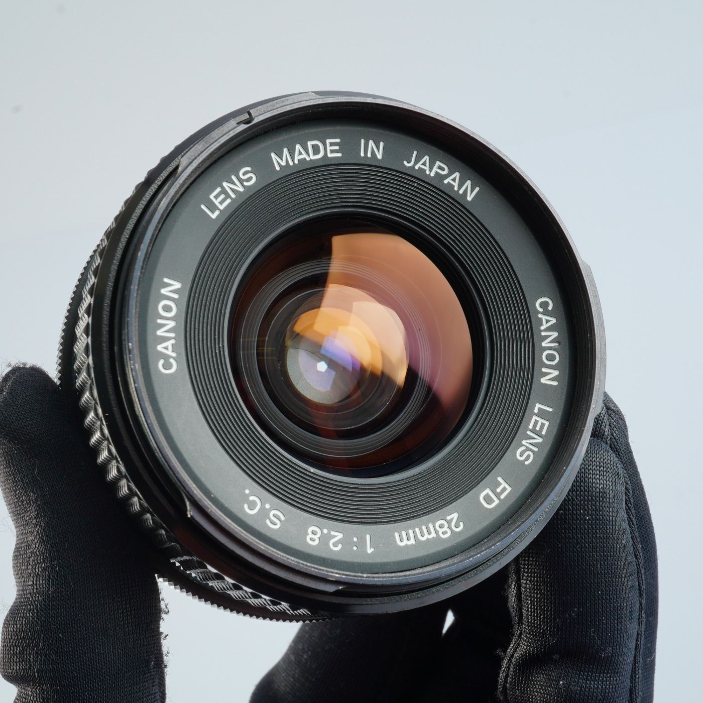 レンズ Canon FD 28mm 1:2.8　S.C. キヤノン FDマウントの広角レンズ「Canon FD 28mm F2.8 S.C.」 – カメトリ