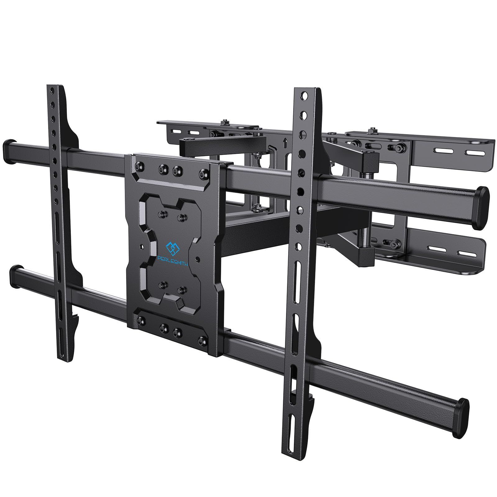 【数量限定】テレビ壁掛け金具 37～75インチ対応 フルモーション式 耐荷重60kg tv壁掛け金具 かべかけ金具 PERLESMITH テレビアーム ウォールマウント 前後＆左右u0026上下多角度調節 VESA600x400mm 適