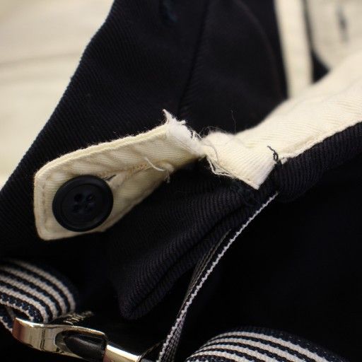 大らかな ナナミカ nanamica スラックスパンツ ジップフライ ベルト ストレッチ ワンカラー 30 紺 ネイビー |BB 昴ぶる