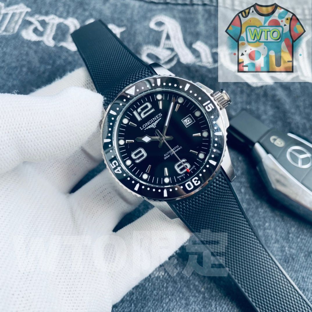 今日WTO】Longines Conquest Steel Watch ロンジン コンクエスト