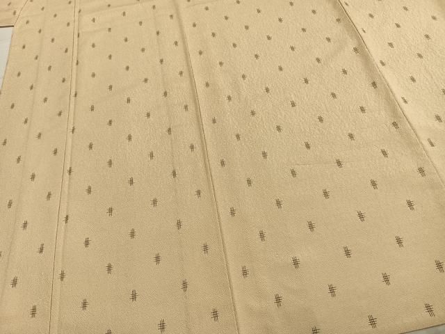 平和屋着物▽本塩沢 単衣 井桁絣 正絹 逸品 AABC0242fy - メルカリ