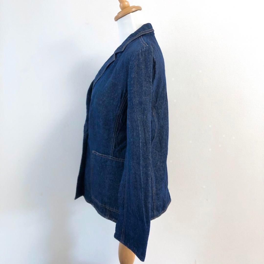 LEONARD FASHION レオナール デニムジャケット 刺繍 花柄 絹 L - メルカリ