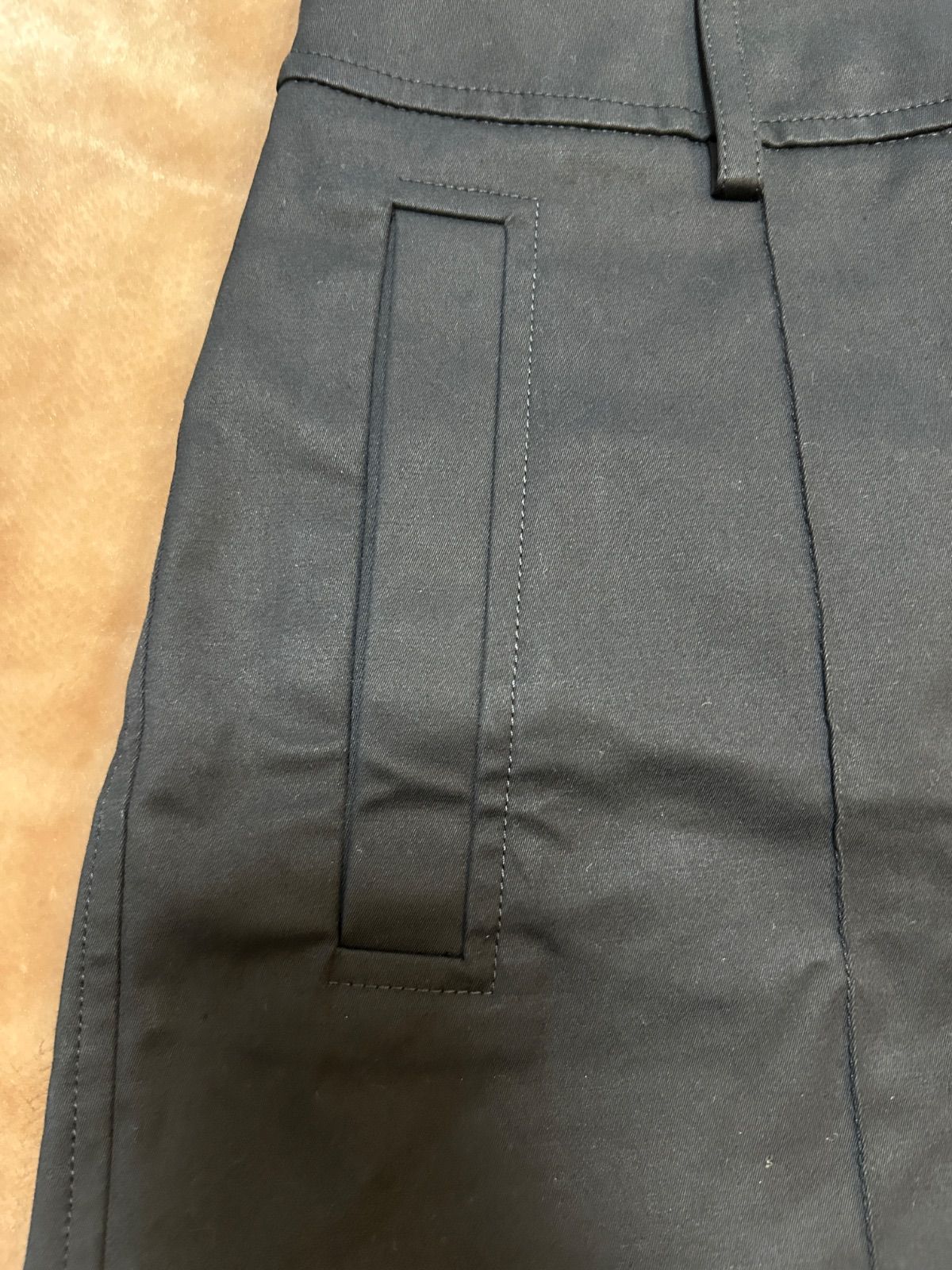 HERMES エルメス レディースハーフパンツ ショートパンツ 短パン 半ズボン ボトムス カジュアルパンツblackブラック黒色無地 綿コットン 表記サイズ36ウエスト約72センチイタリア製 DECORATOM_COM_BR