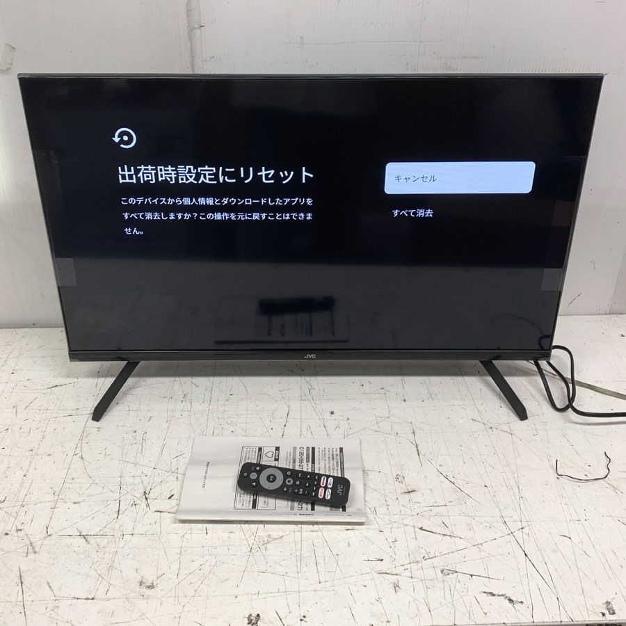 JVC JL-32T4L 32V型チューナーレステレビ Google TV搭載 JVC JL-32T4L 32V型チューナーレステレビ Google TV搭載