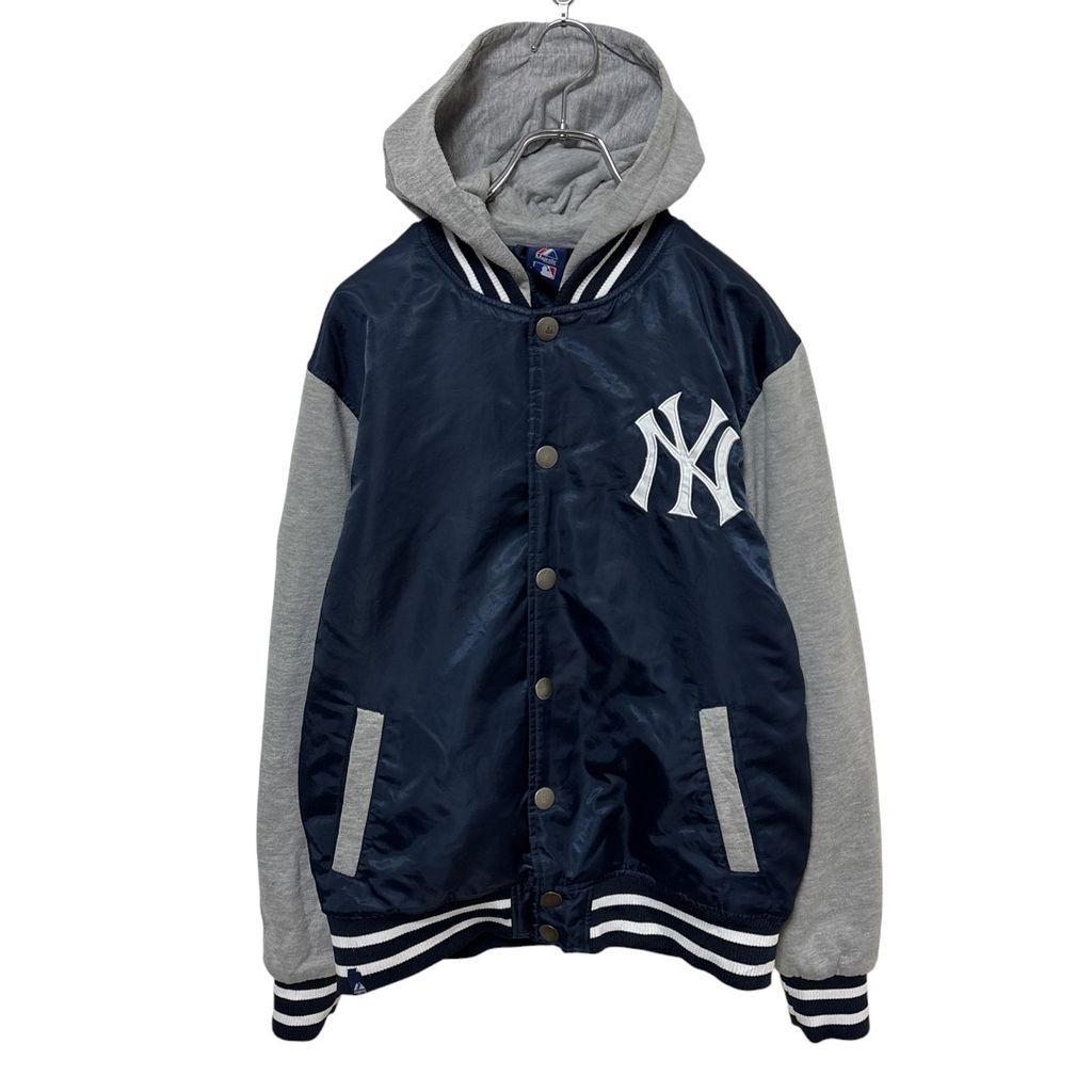Majestic】 MLBヤンキース 中綿入りスタジャン フーディS-3122 - メルカリ