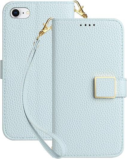 Deeaar iPhone se ケース 手帳型 人気 スマホケース iPhone7 iPhone8 財布型 カバー カードポケット付き 軽量 薄型 全面保護 贈り物 iPhone 第2世代 第3世代 カード収納 スタンド機能 横置きスタン