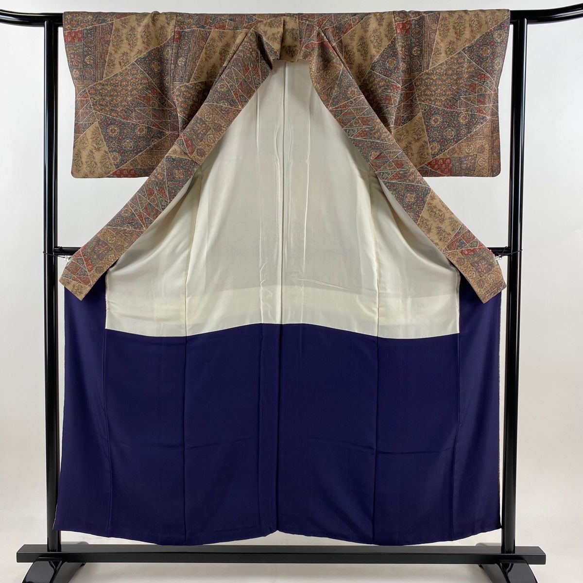 ★専用★美品 小紋 鮫小紋 紅紫色 身丈156.0cm 裄丈64.5cm 袷 楽天市場】江戸小紋 身丈160.5cm 裄丈64.5cm M 袷 伊と幸 万筋