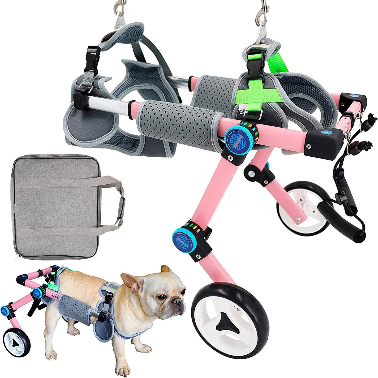 小型犬用ピンク犬用車いす 小型犬用ピンク犬用車いす
