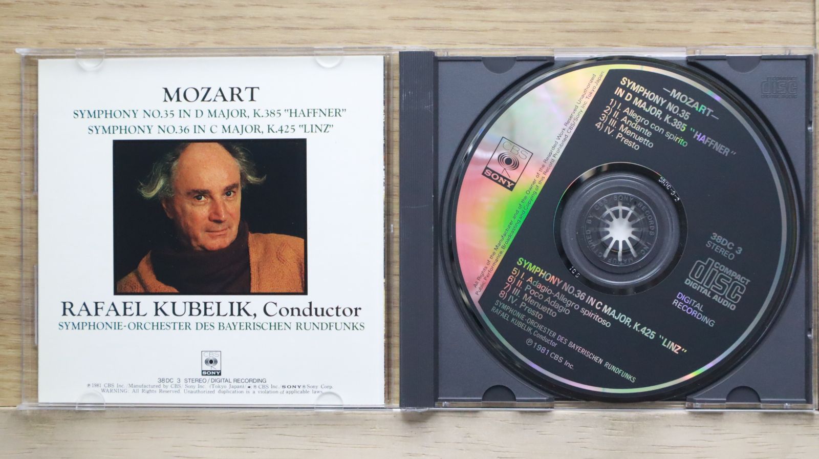 中古CD☆クーベリック(ラファエル)/RAFAEL KUBELIK□ MOZART