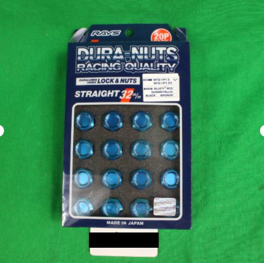 RAYS ジュラルミン製 M12×P1.5 ホイールナット16個+ロックナット4個 ☆1円～売り切り☆ロードスターなど