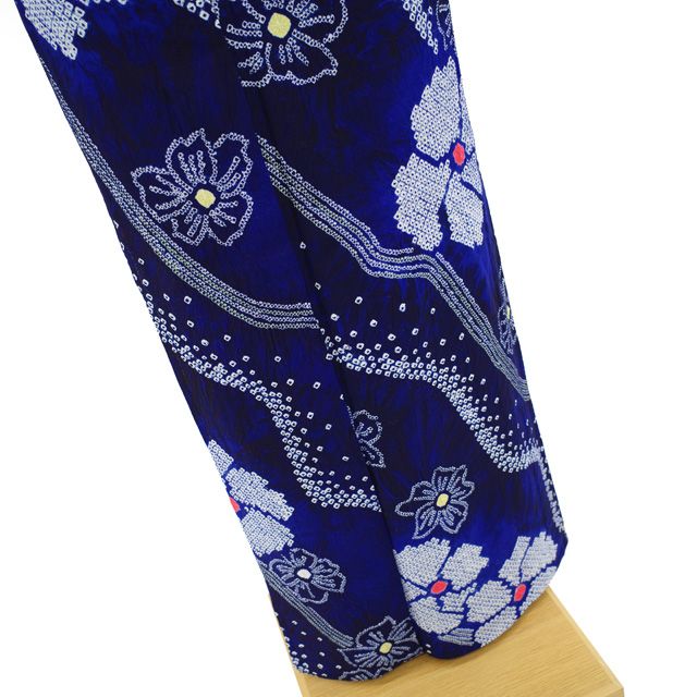 中古】 夏物 本場有松鳴海絞り 浴衣 リサイクル 有松 ゆかた
