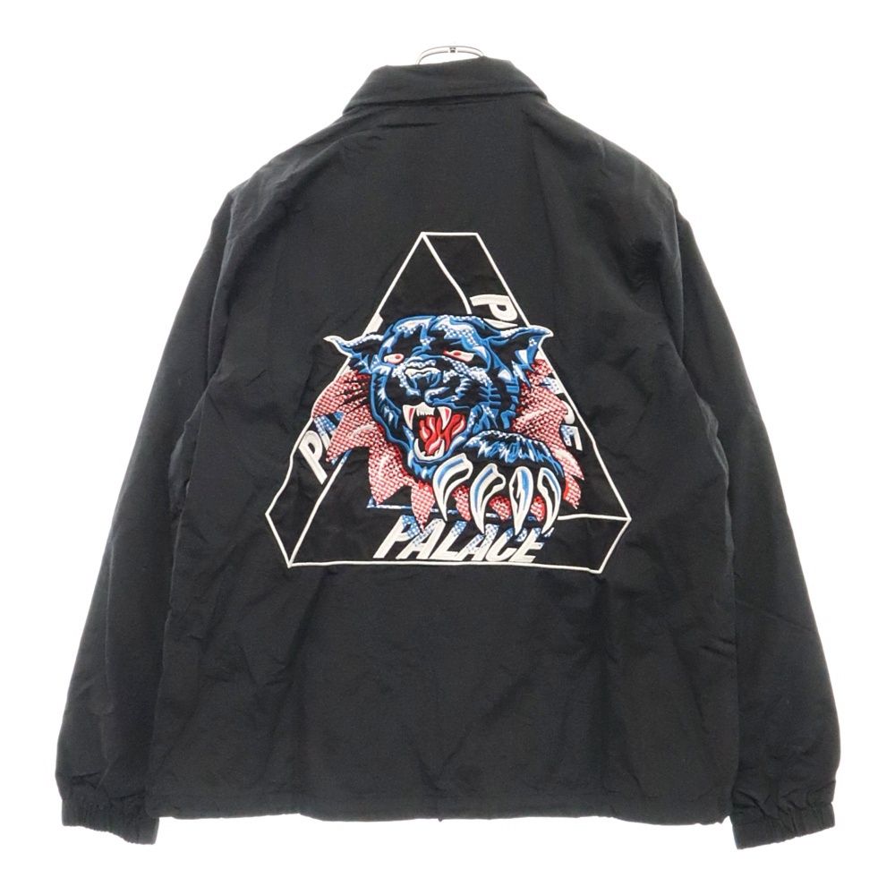 Palace Skateboards (パレススケートボーズ) RIPPED COACH JACKET パンサー コーチジャケット ロゴワッペン付き  ブラック - メルカリ