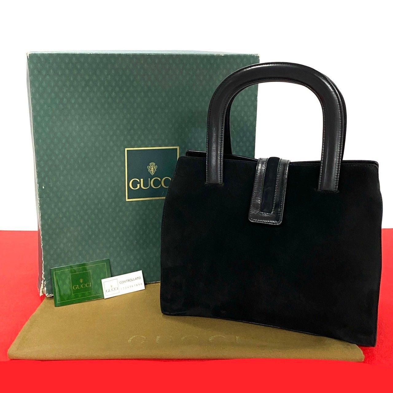 未使用保管品 箱付き GUCCI グッチ オールドグッチ ヴィンテージ GG 