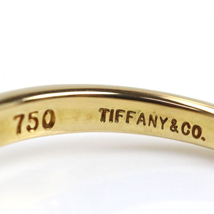 TIFFANY&Co. ティファニー K18YG イエローゴールド カーブド