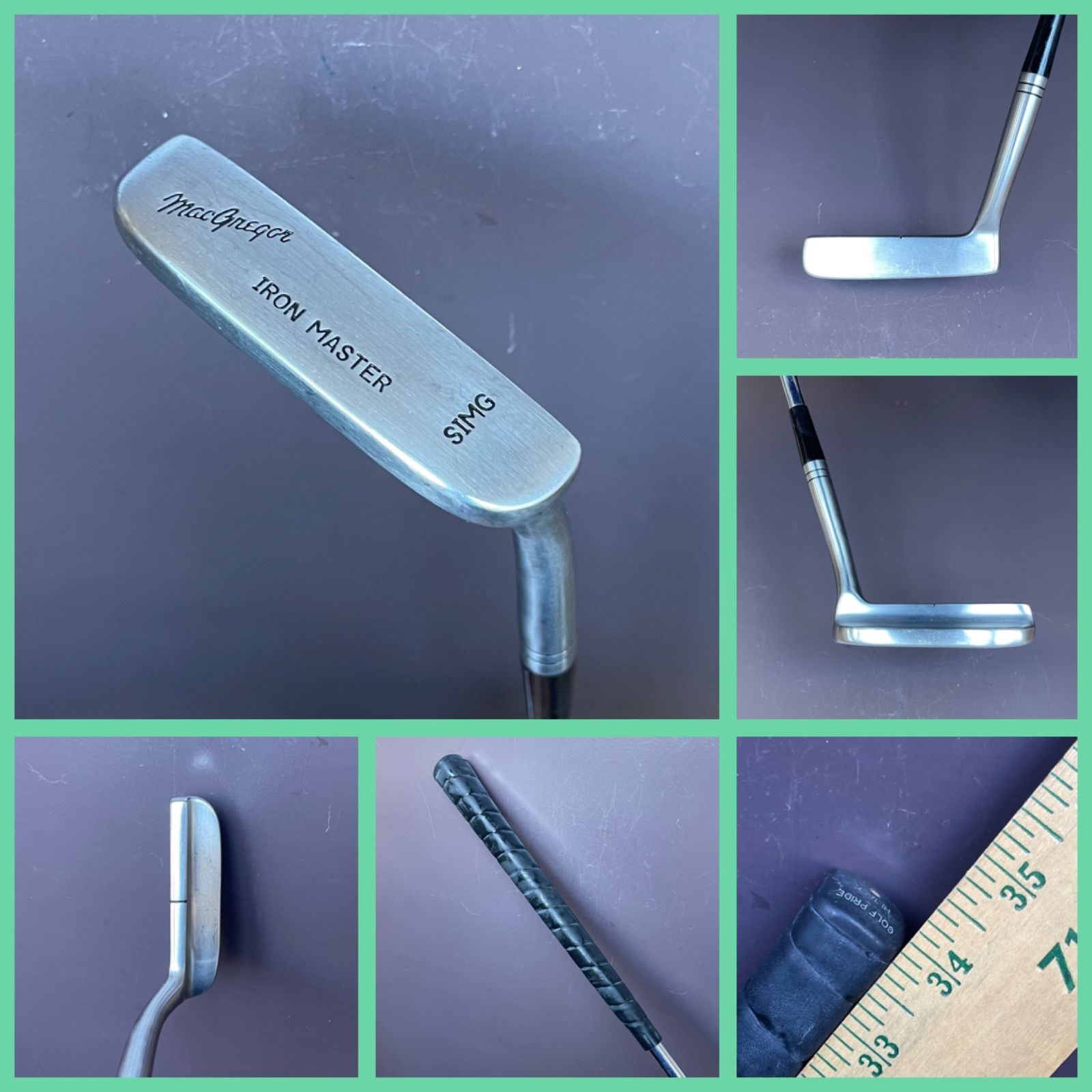 ☆送料込み☆パター☆名器☆マグレガー☆IRON MASTER SIMG☆34インチ 