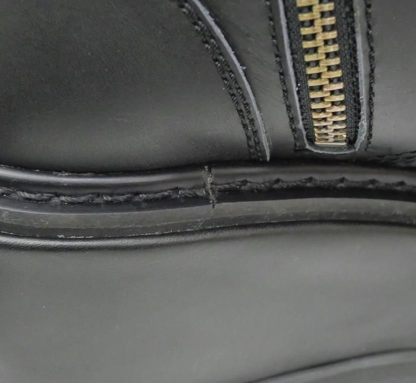 美品　ジュンヤワタナベコムデギャルソン　レザーブーツ　ブラックS　レースアップ ジュンヤワタナベ コムデギャルソン JUNYA WATANABE COMME des GARCONS