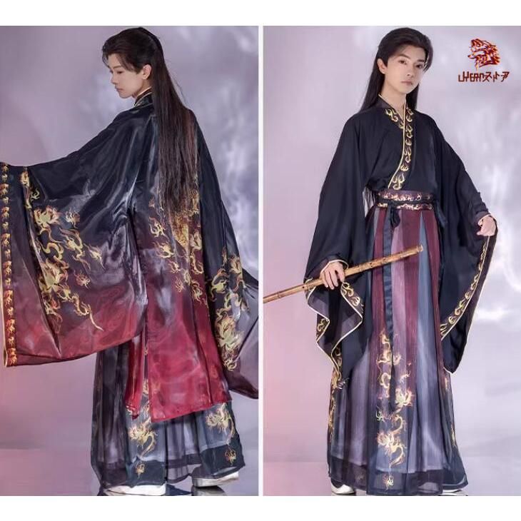 人気 漢服唐装 メンズ 男性用 華やか 中華服 中華コスプレ衣装3点セット オリジナル 豪華 女性用も 中国古代服 チャイナ服 フェニックス 炎 ハロウィン BJ0920ML WWW_TRAVELLANDINDIA_COM