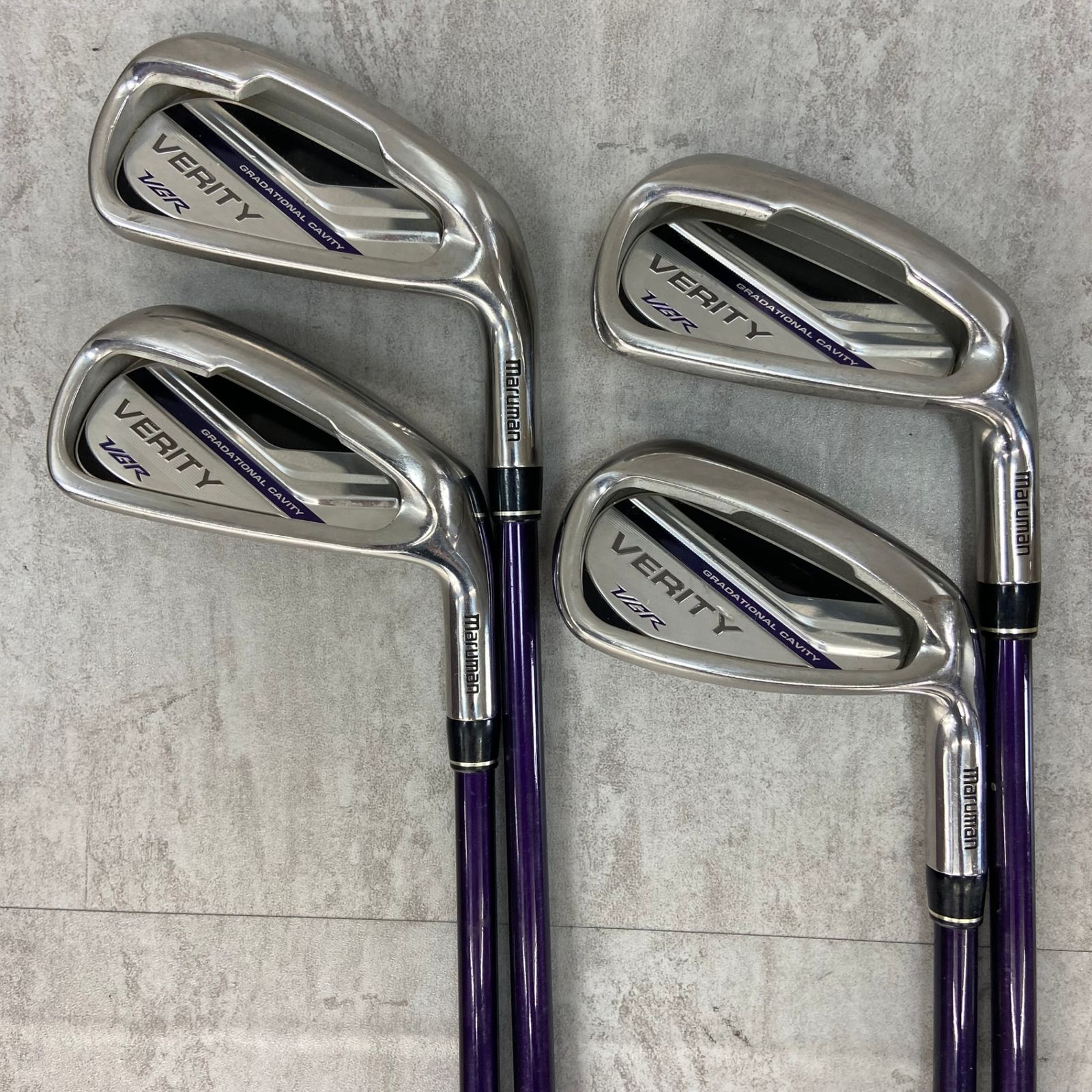 Maruman - maruman　マルマン　VERITY　VGR ベリティ　メンズゴルフ　アイアン8本セット　カーボン　R　右利き用　ポケットキャビティー maruman マルマン VERITY VGR ベリティ メンズゴルフ アイアン8