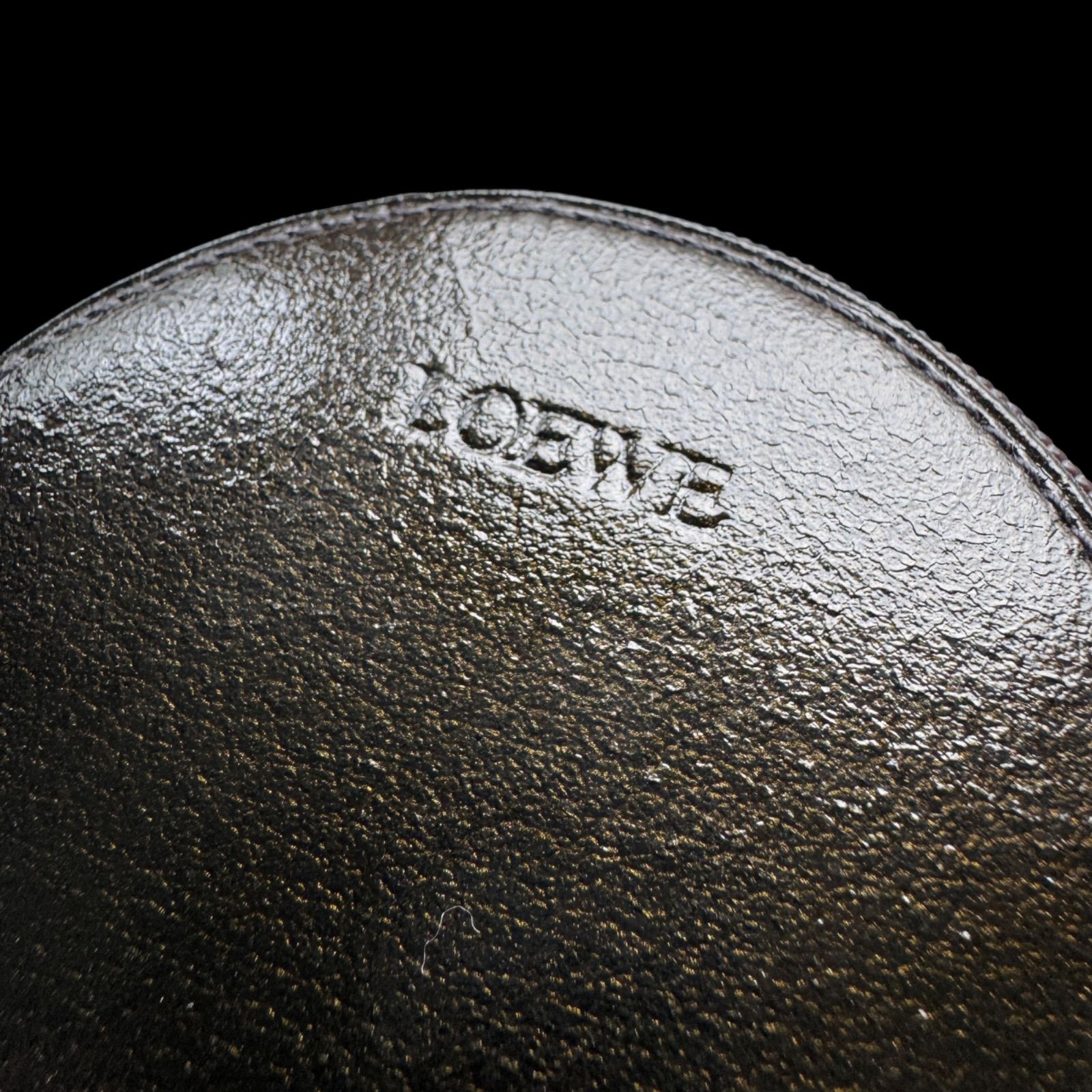 良品 ロエベ ベラスケス レザー ラウンド 丸 コインケース ミニポーチ 極美品 LOEWE ロエベ ベラスケス ラウンド コインケース 財布