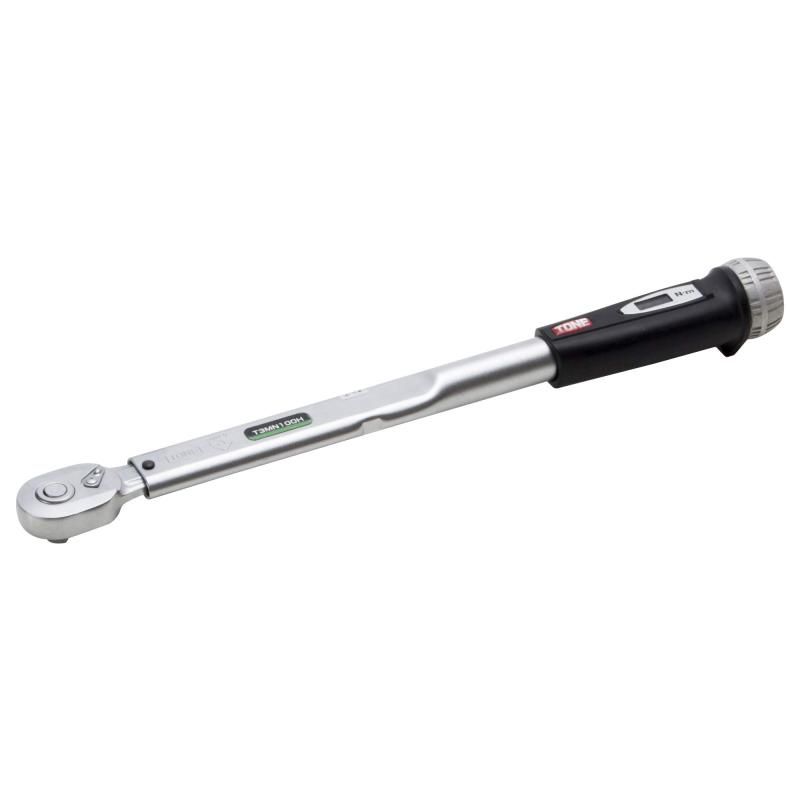 トネ TONE プレセット形トルクレンチ ダイレクトセット ホールドタイプ T3MN100H 差込角9.5mm 3|8-quot- ブラック 100N m
