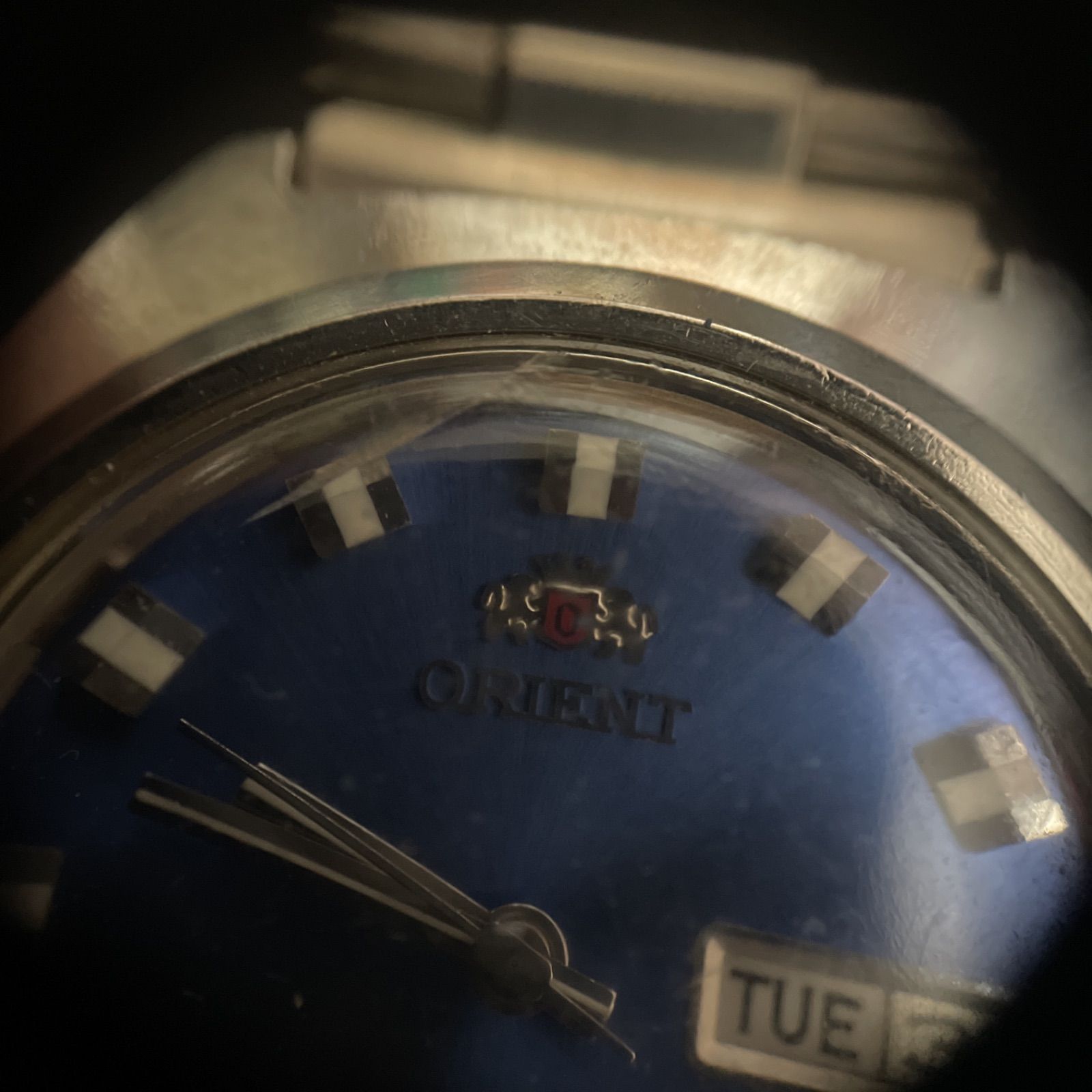 残りわずか】 稼働品 ORIENT 変わり文字盤 腕時計 自動巻 918515