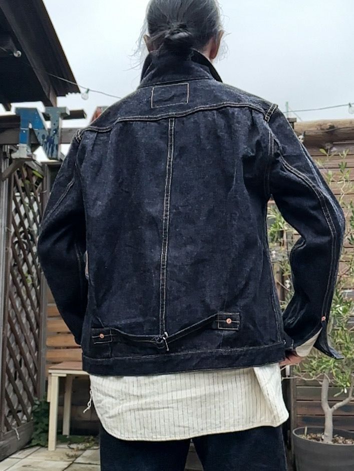 新品未使用品 FOB FACTORY / セルビッジ ガレージデニムジャケット