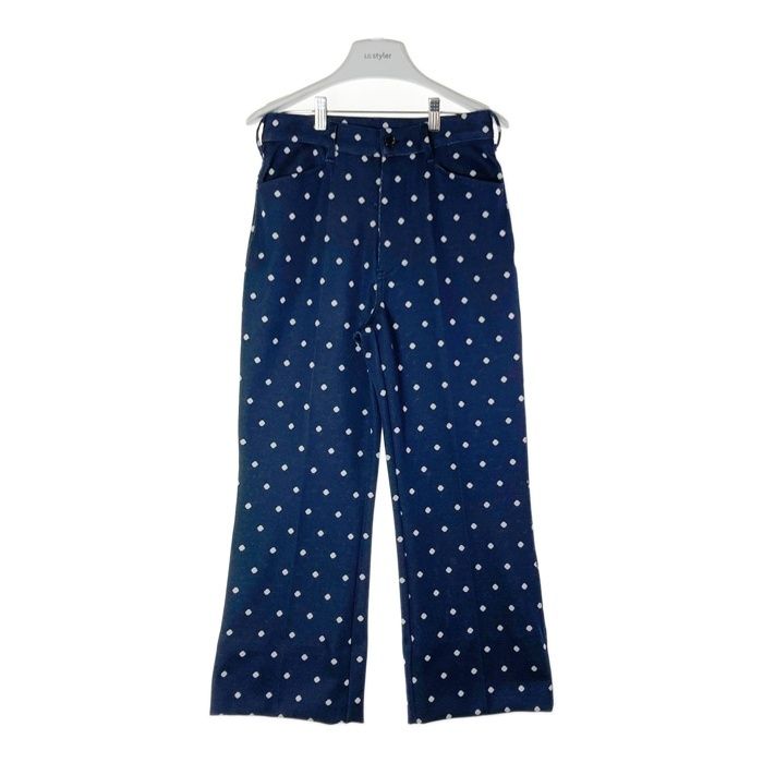 Needles ニードルス Dot Flair Pant フ パンツ 水玉 ネイビー size2