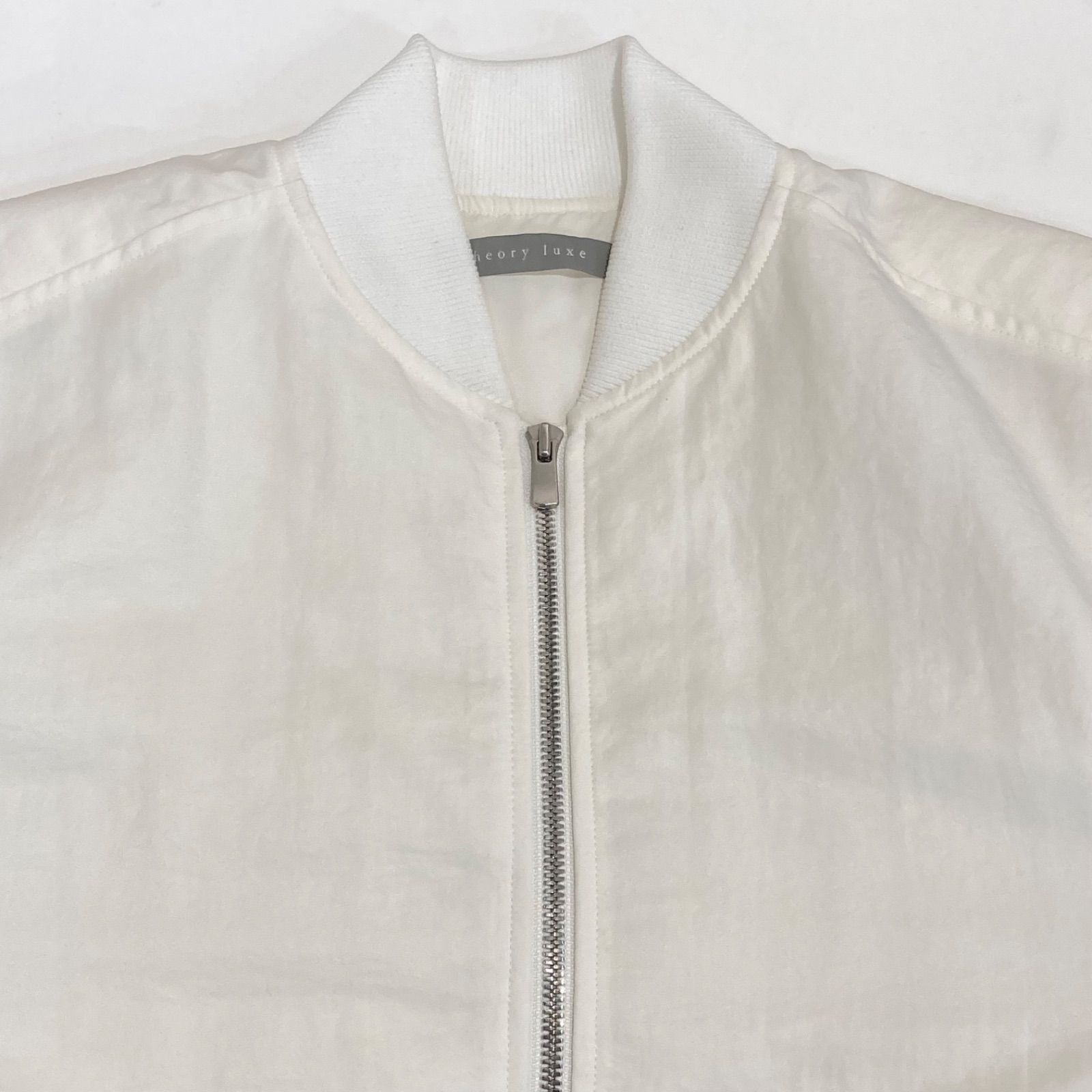 美品*定価4.8万 セオリーリュクス 24SS 洗えるリネンブルゾン ベージュ Theory luxe セオリーリュクス Milton Aisha 24年製 サイズ38 定価