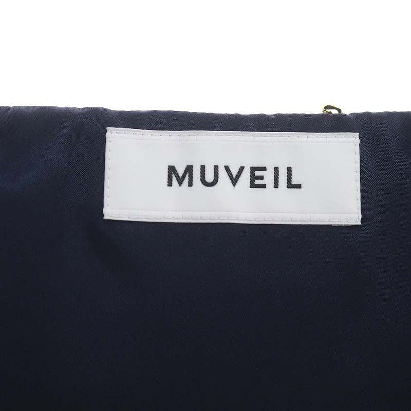 ミュベール muveil ハチ スカジャン ジャケット 38 M ダークネイビー