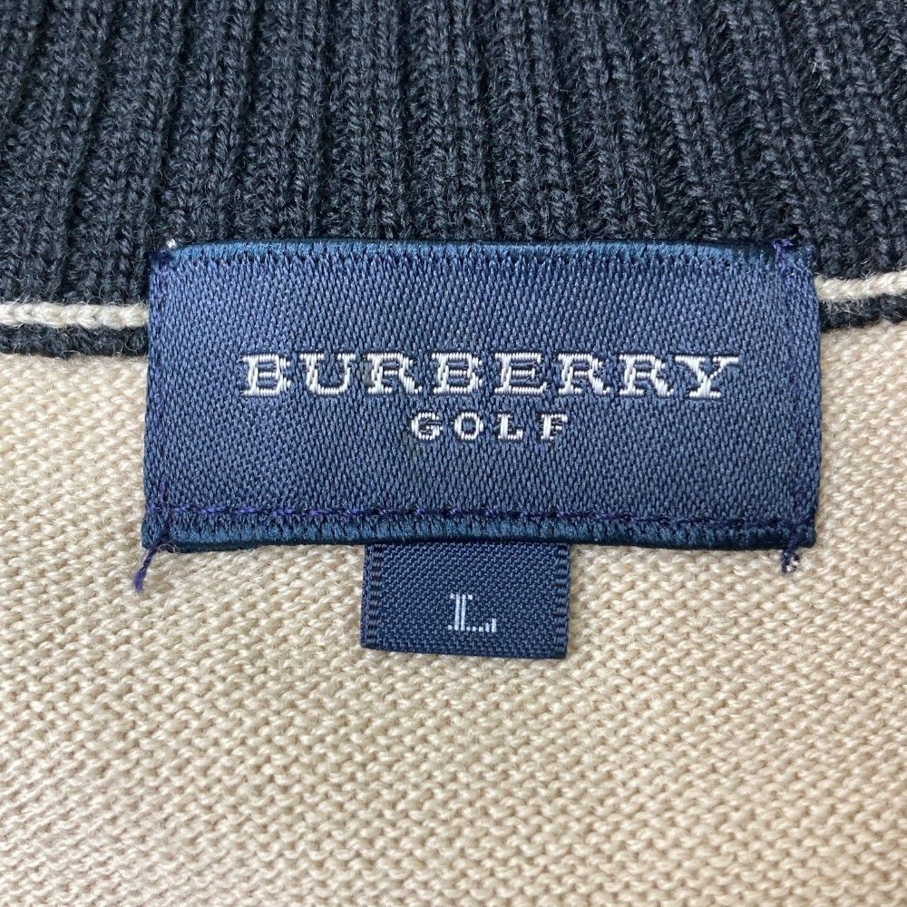 バーバリーゴルフ BURBERRY GOLF ホース刺繍 ハーフジッププルオーバー LL/チャコールグレー スウェット メンズ  三陽商会【2400013921015】 TRESORオンラインストア