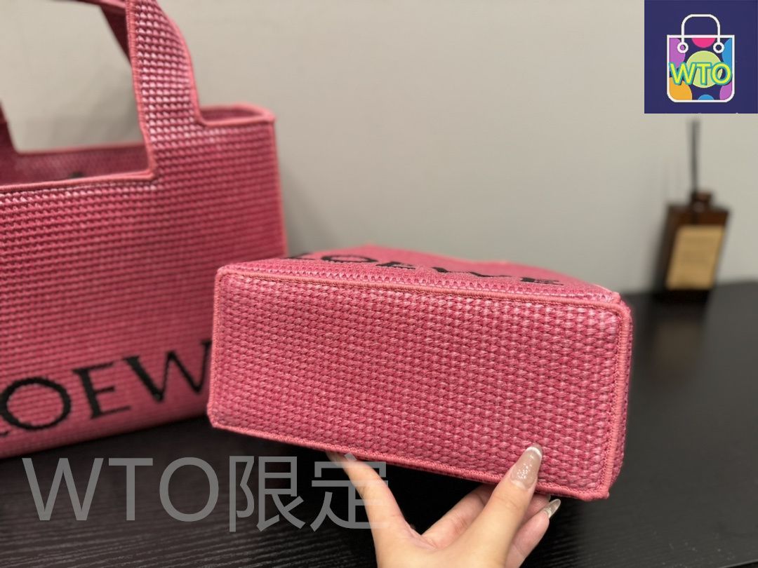 今日 Loewe ?意威 Anagram Basket 刺?徽?草???物袋 送料無料 セール価格 -WTO輸入1