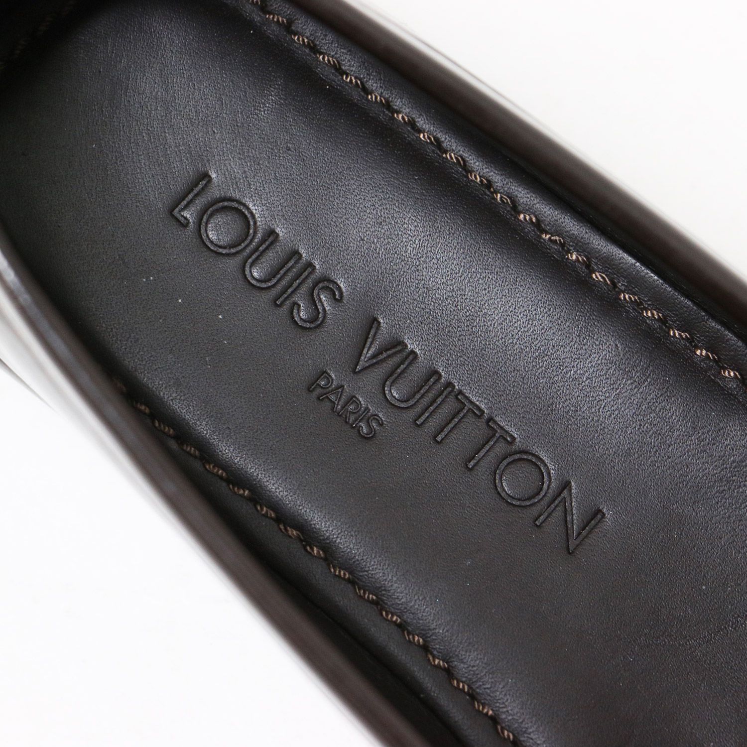 ルイヴィトン　サイズ表記「34 1/2」22.5センチ程度　ブラウンエナメル LOUIS VUITTON ルイヴィトン メンズシューズ ランアウェイ