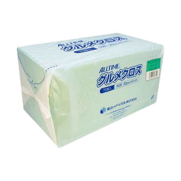 まとめ 東京メディカル グルメクロス 厚口グリーン FT-702PE 1パック 70枚 ×5セット