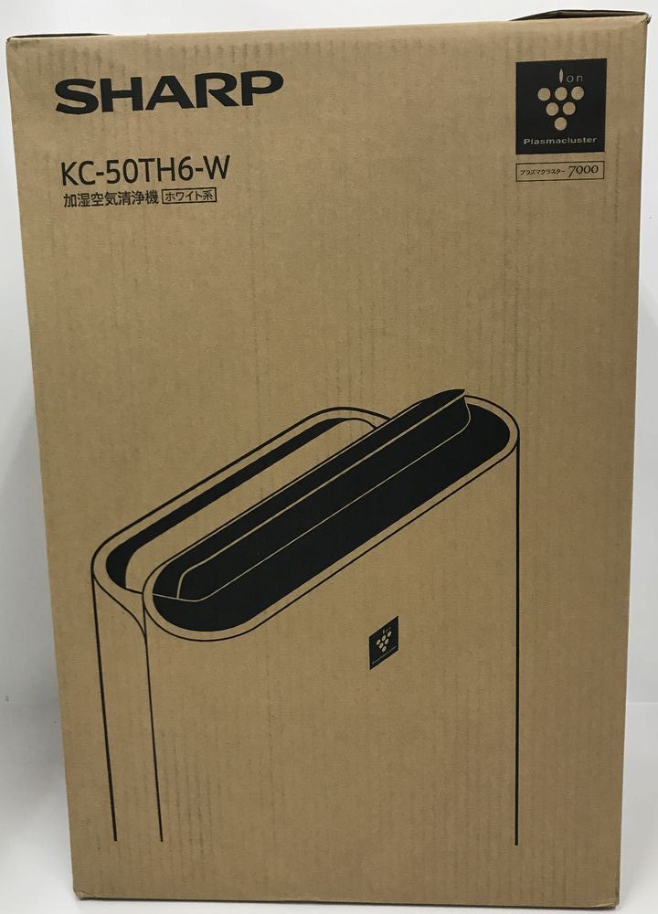 SHARP 加湿空気清浄機2022年製　KC- 50TH6-W 新品未使用 シャープの2023年製！加湿空気清浄機 KC-50TH6-Wを江東区にて