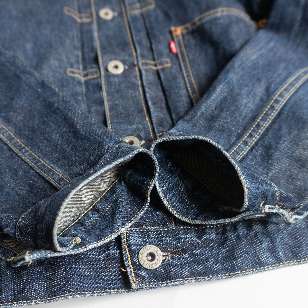 【★安心の定価販売★】 LEVI'S 雰囲気抜群】 【 】36 デニムジャケット ビッグE 506XX ジャケット・アウター