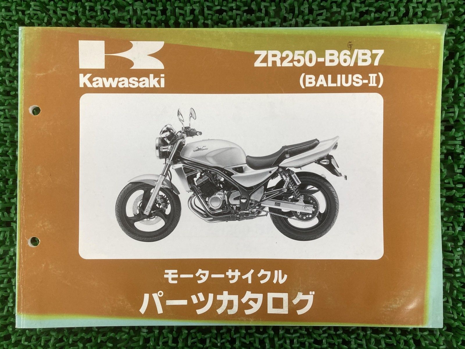 バリオスII パーツリスト カワサキ 正規 バイク 整備書 ZR250-B6 B7 B8
