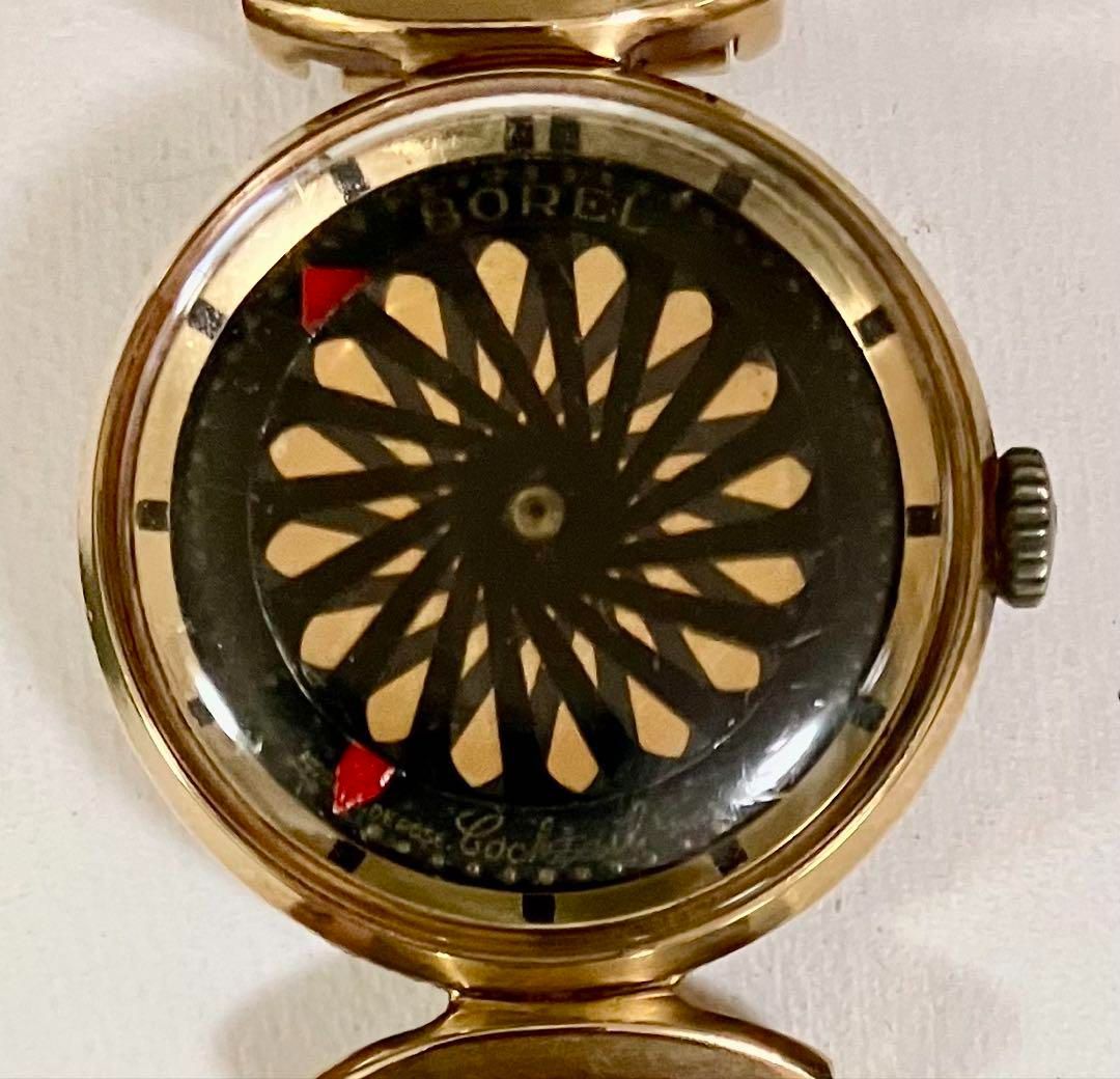 稼働品 アーネストボレル カクテル 万華鏡 裏スケ レディース腕時計