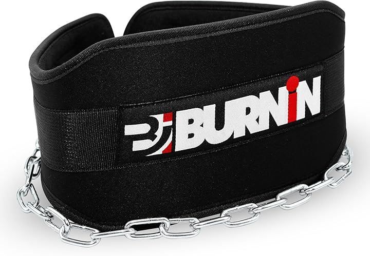 BURNIN ディッピングベルト 筋トレ用 ウェイトチェーン付き